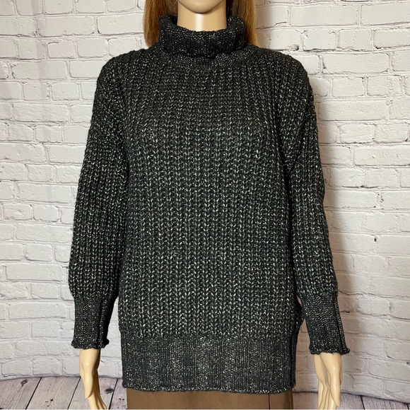 NWT New $170 Guess Marciano Wool Blend Black Made In Italy Sweater Size S - Picture 9 of 15